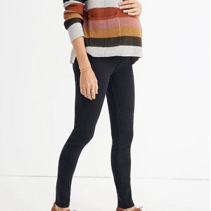 Maternity Over-the-Belly Skinny Jeans in Lunar Wash, Size 28